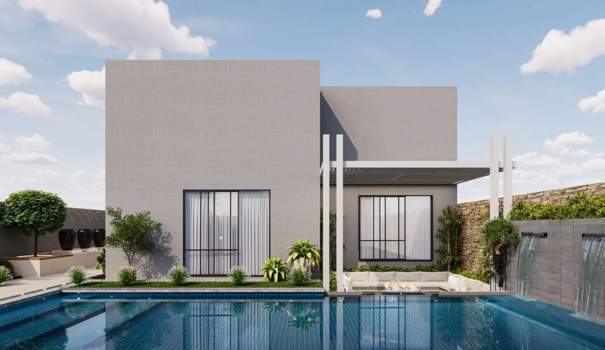 Villa moderna de design minimalista com piscina privada no Algarve